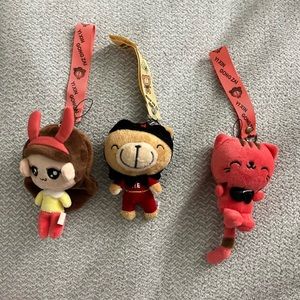 Plush keychains